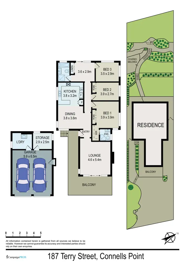 Floorplan of Homely house listing, 187 Terry Street, Connells Point NSW 2221