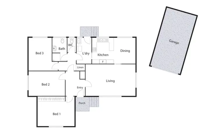 Floorplan of Homely house listing, 10 Petre Place, Scullin ACT 2614