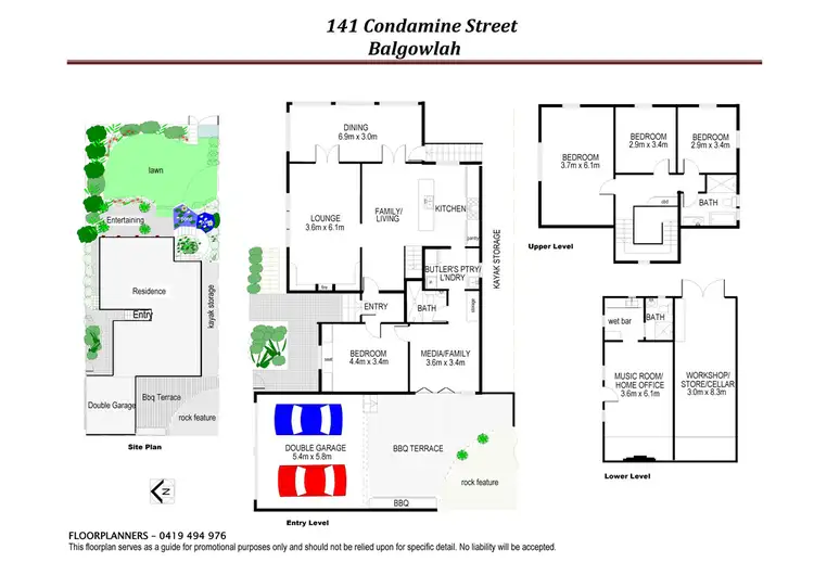Floorplan of Homely house listing, 141 Condamine Street, Balgowlah NSW 2093