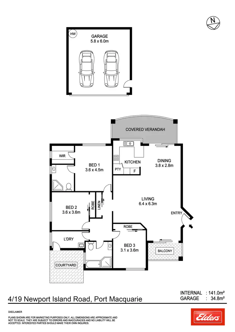 Floorplan of Homely house listing, 4/19 Newport Island Road, Port Macquarie NSW 2444