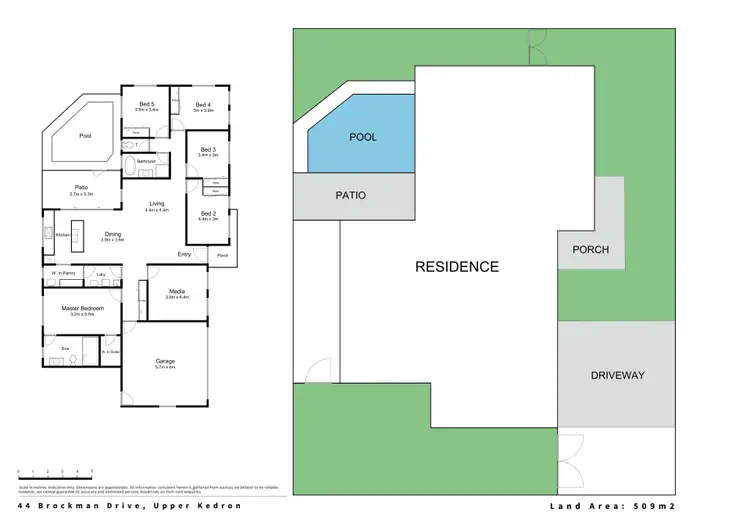 Floorplan of Homely house listing, 44 Brockman Drive, Upper Kedron QLD 4055