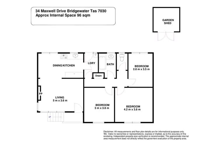 Floorplan of Homely house listing, 34 Maxwell Drive, Bridgewater TAS 7030