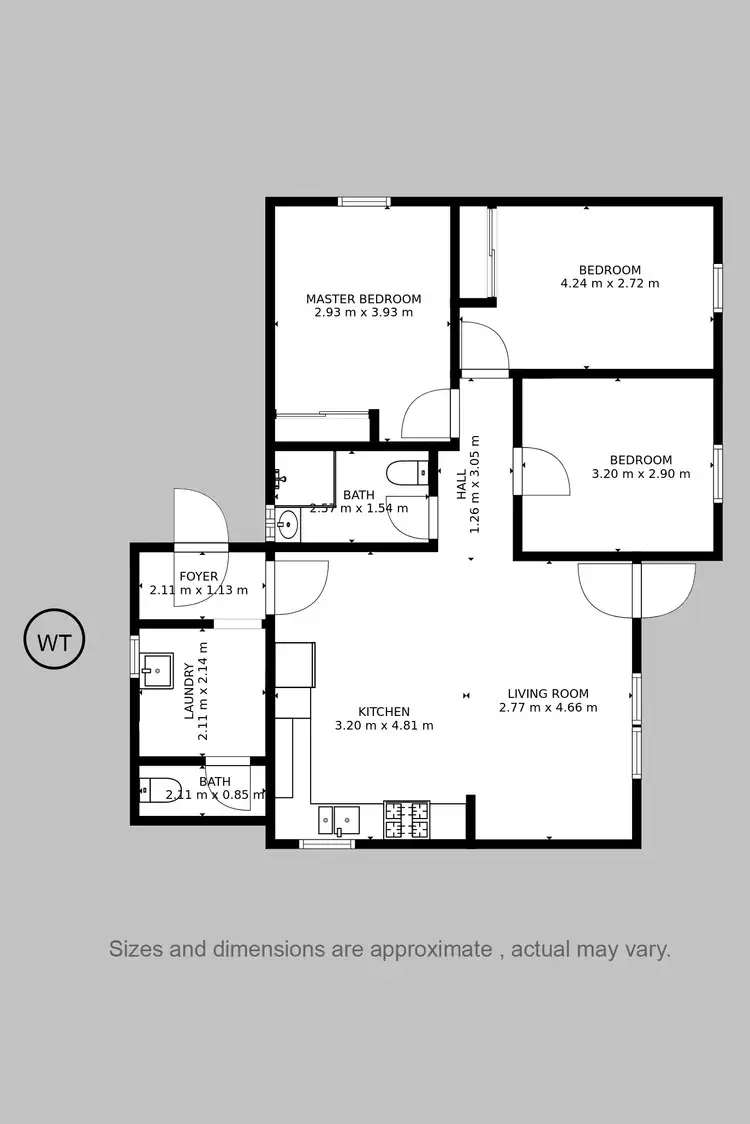 Floorplan of Homely house listing, 43 Gogel Road, Moorook SA 5332