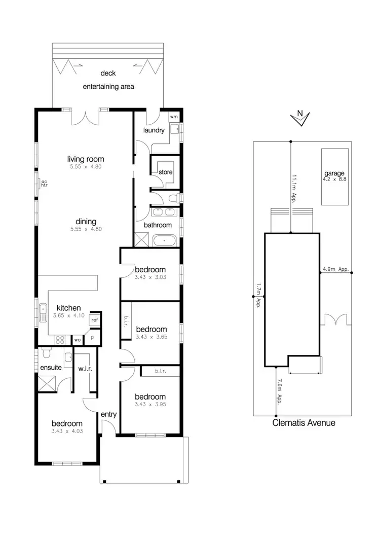 Floorplan of Homely house listing, 17 Clematis Avenue, Altona North VIC 3025