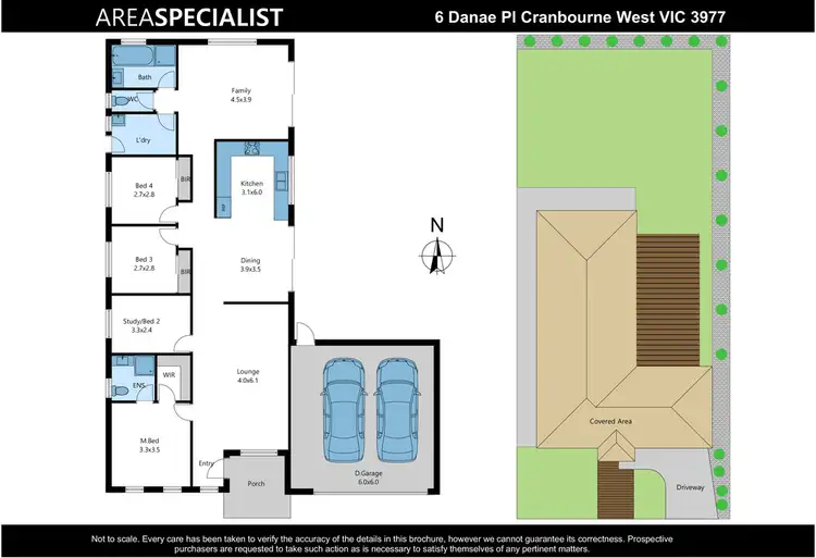 Floorplan of Homely house listing, 6 Danae Place, Cranbourne West VIC 3977