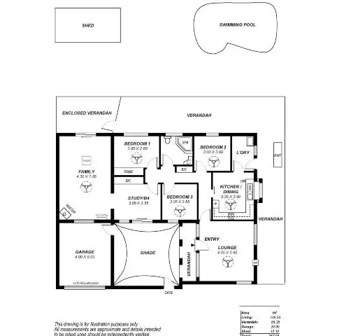Floorplan of Homely house listing, 417 Montague Road, Modbury SA 5092