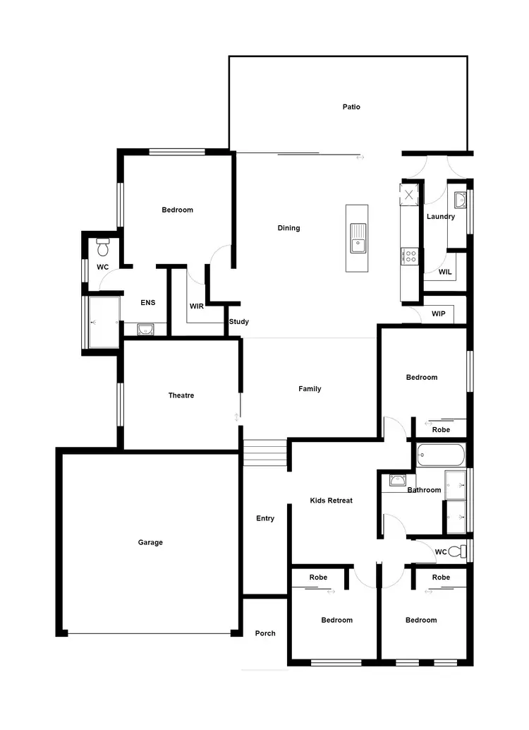 Floorplan of Homely house listing, 12 Dune Parade, Bushland Beach QLD 4818
