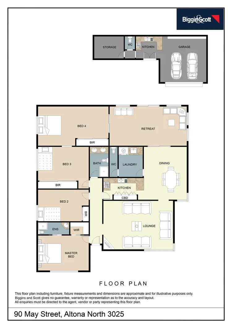 Floorplan of Homely house listing, 90 May Street, Altona North VIC 3025