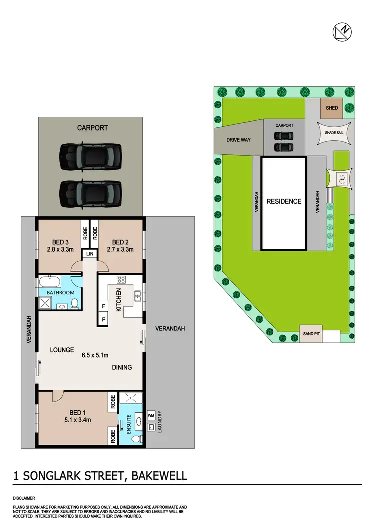 Floorplan of Homely house listing, 1 Songlark Street, Bakewell NT 832