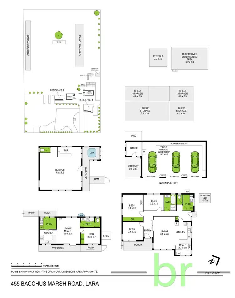 Floorplan of Homely house listing, 455 Bacchus Marsh Road, Lara VIC 3212