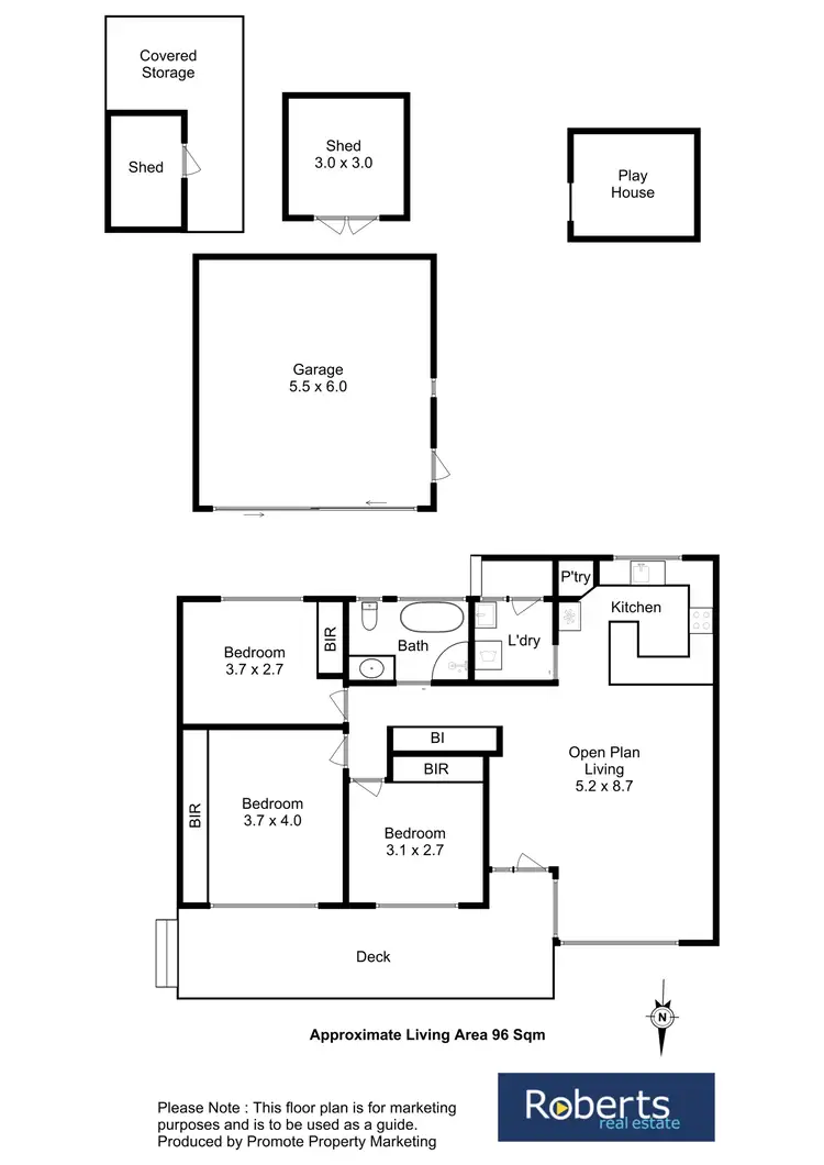 Floorplan of Homely house listing, 25 Benjamin Terrace, New Norfolk TAS 7140