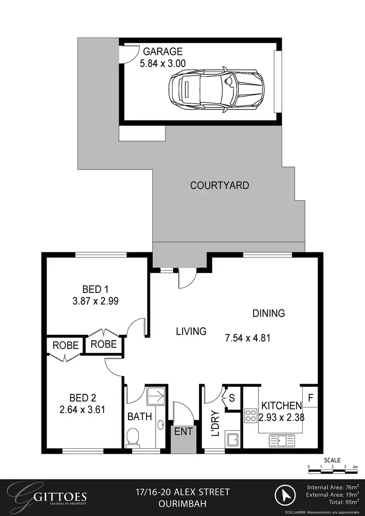 Floorplan of Homely townhouse listing, 17/16-20 Alex Close, Ourimbah NSW 2258