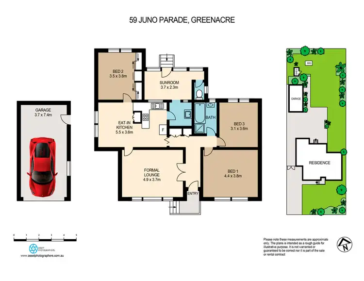 Floorplan of Homely house listing, 59 Juno Parade, Greenacre NSW 2190