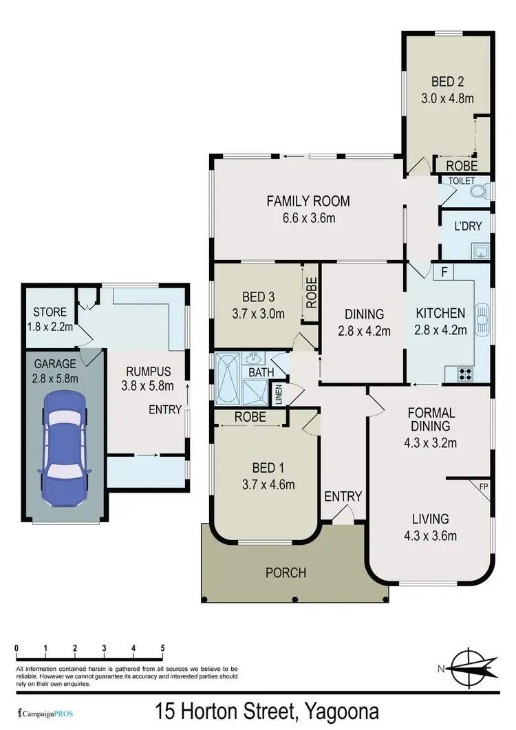 Floorplan of Homely house listing, 15 Horton Street, Yagoona NSW 2199