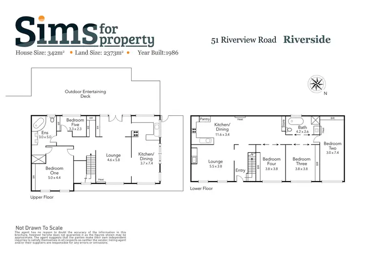 Floorplan of Homely house listing, 51 Riverview Road, Riverside TAS 7250