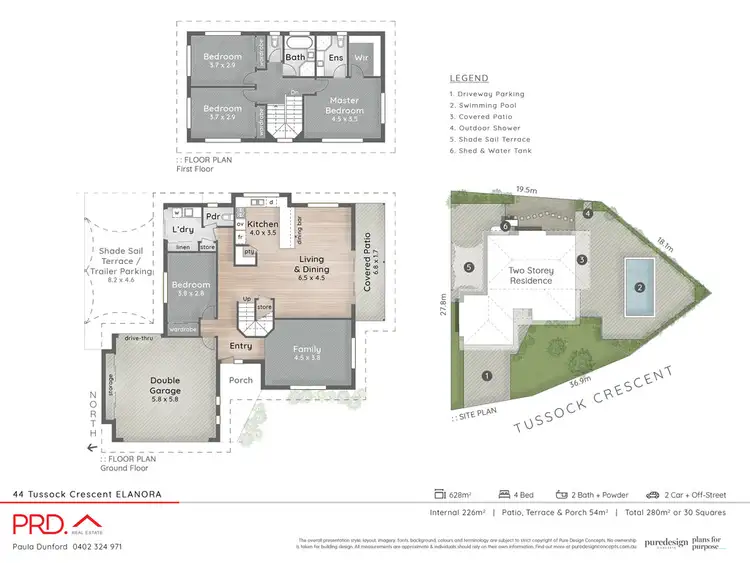Floorplan of Homely house listing, 44 Tussock Crescent, Elanora QLD 4221