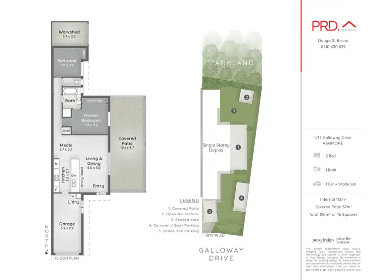 Floorplan of Homely house listing, 1/17 Galloway Drive, Ashmore QLD 4214