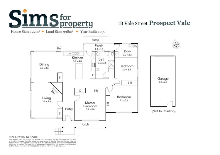 Floorplan of Homely house listing, 1B Vale Street, Prospect Vale TAS 7250