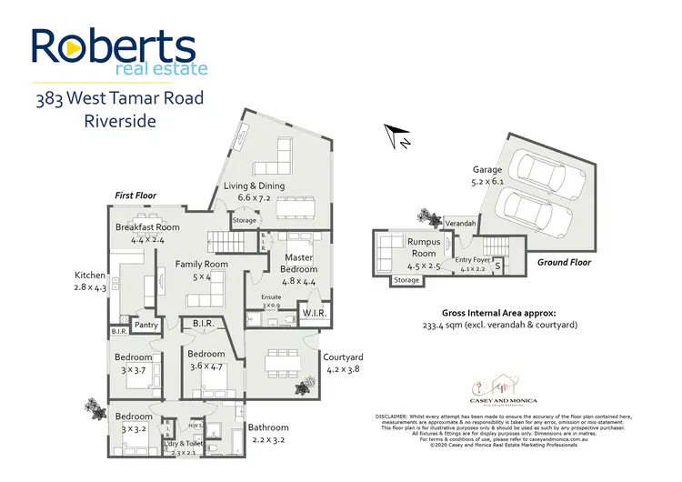 Floorplan of Homely house listing, 383 West Tamar Road, Riverside TAS 7250