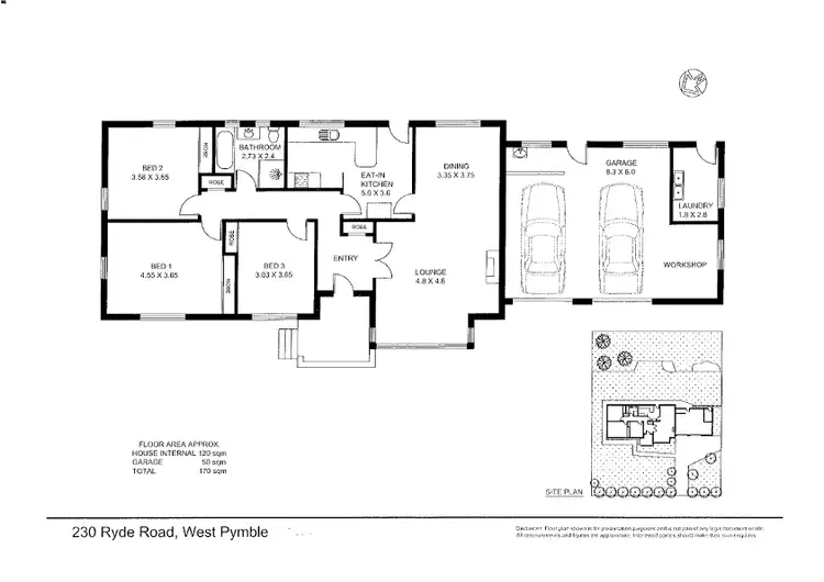 Floorplan of Homely house listing, 230 Ryde Road, West Pymble NSW 2073