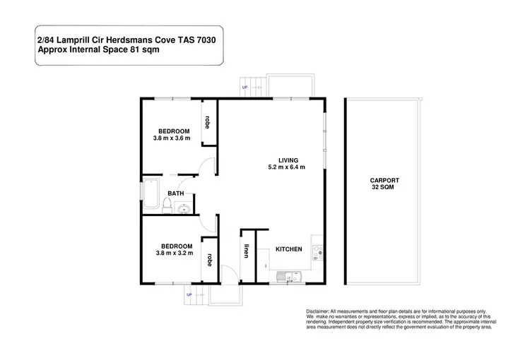 Floorplan of Homely house listing, 2/84 Lamprill Circle, Herdsmans Cove TAS 7030