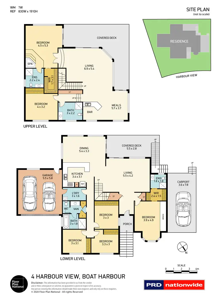 Floorplan of Homely house listing, 4 Harbour View, Boat Harbour NSW 2316