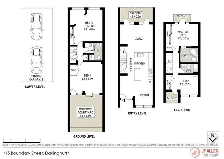 Floorplan of Homely apartment listing, 4/5-11 Boundary Street, Darlinghurst NSW 2010