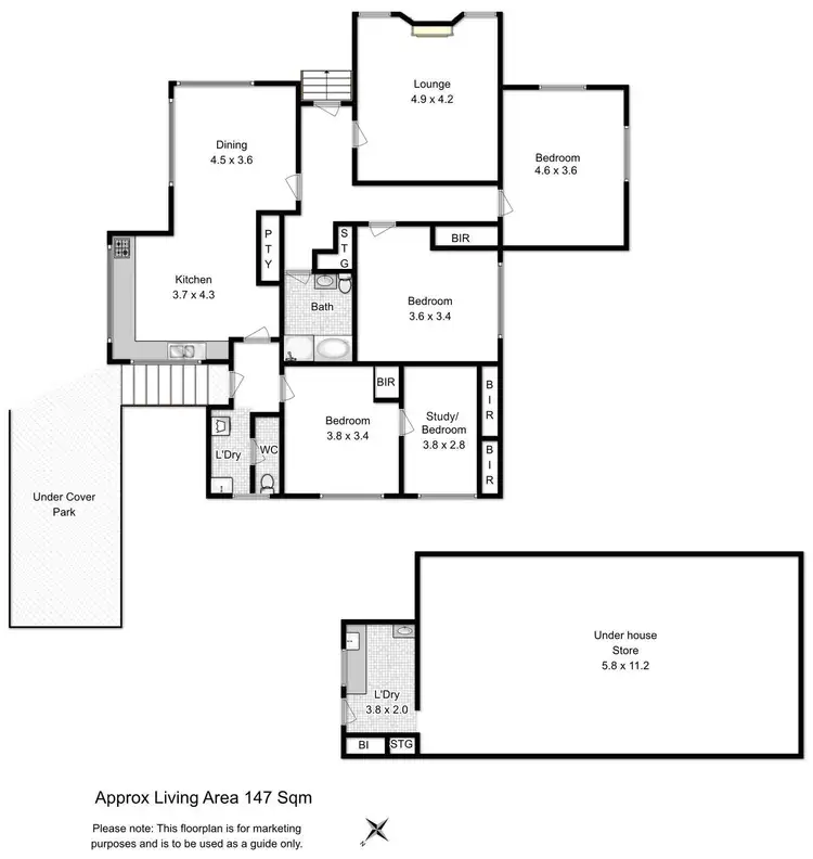 Floorplan of Homely house listing, 19 Brushy Creek Road, Lenah Valley TAS 7008