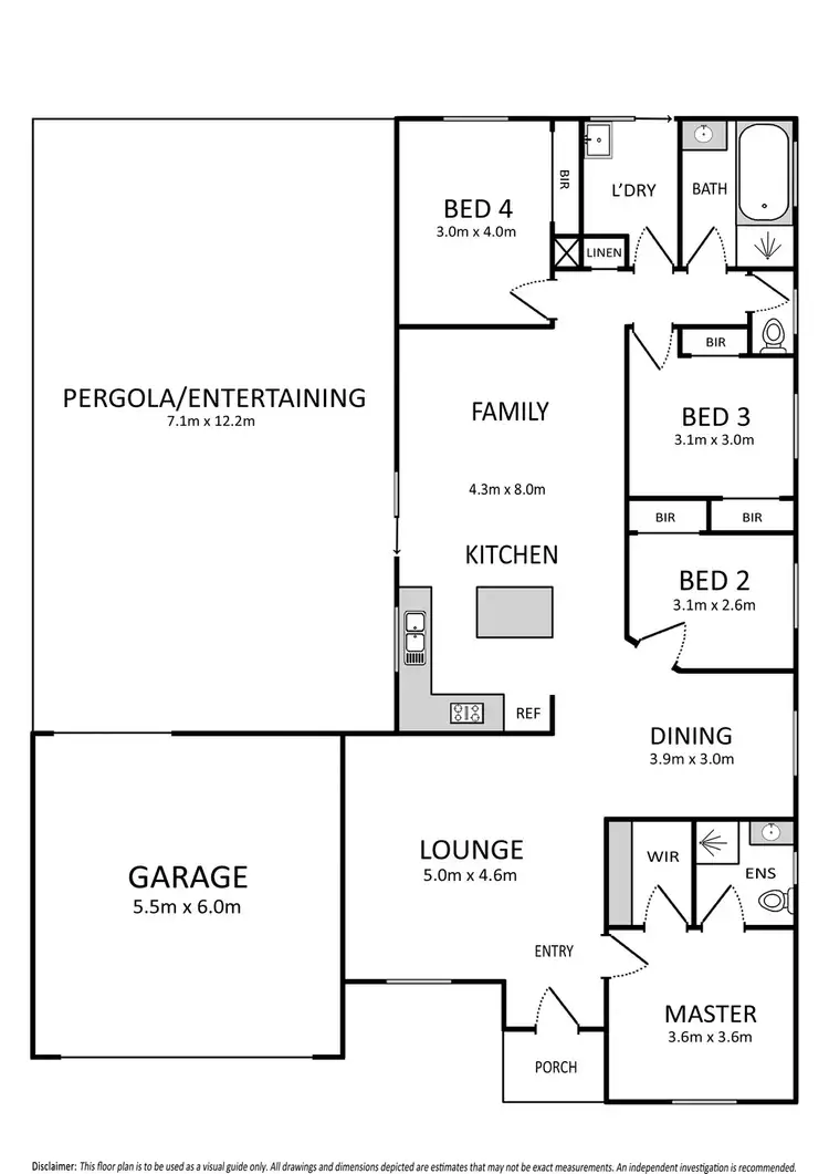 Floorplan of Homely house listing, 15 Cassan Way, Caroline Springs VIC 3023
