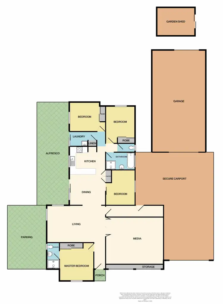 Floorplan of Homely house listing, 14 Glover Crescent, Metford NSW 2323