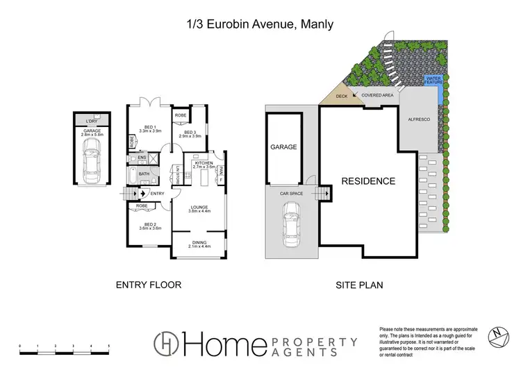Floorplan of Homely apartment listing, 1/3 Eurobin Avenue, Manly NSW 2095