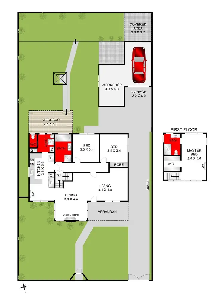 Floorplan of Homely house listing, 11 Autumn Street, Belmont VIC 3216
