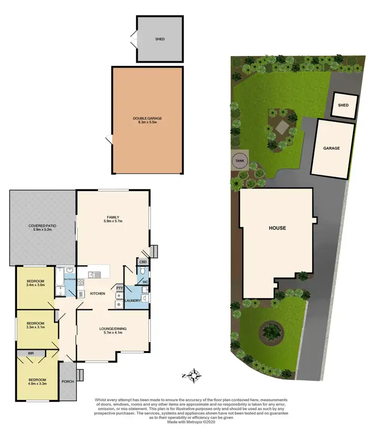 Floorplan of Homely house listing, 11 Cameelo Court, Ferntree Gully VIC 3156