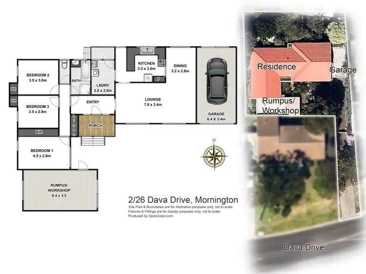 Floorplan of Homely house listing, 2/26 Dava Drive, Mornington VIC 3931
