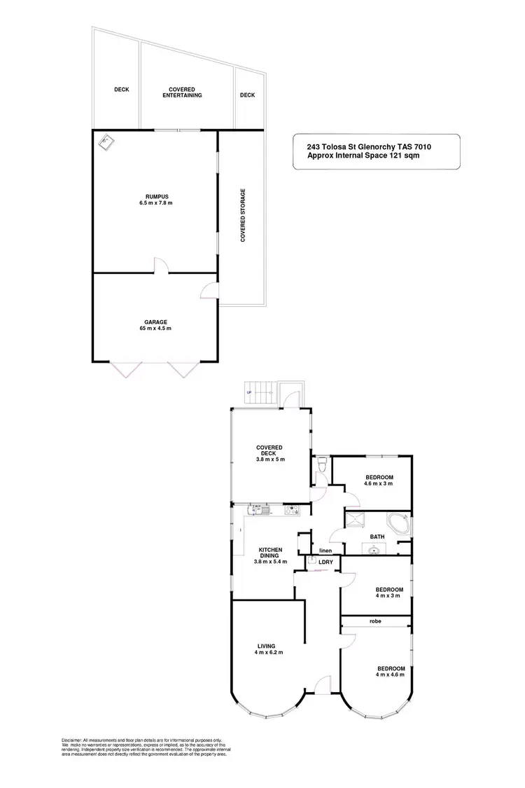Floorplan of Homely house listing, 243 Tolosa Street, Glenorchy TAS 7010