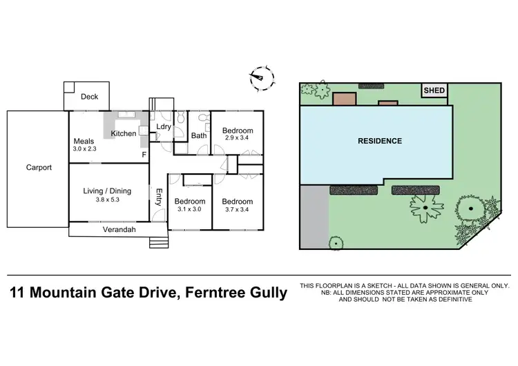 Floorplan of Homely house listing, 11 Mountain Gate Drive, Ferntree Gully VIC 3156