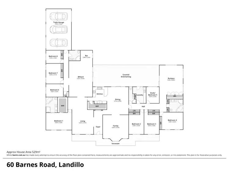 Floorplan of Homely rural property listing, 60 Barnes Road, Llandilo NSW 2747
