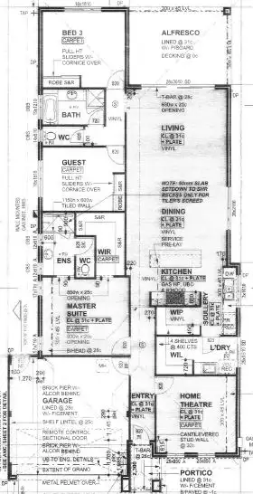 Floorplan of Homely house listing, 55 Murtin Road, Dalyellup WA 6230