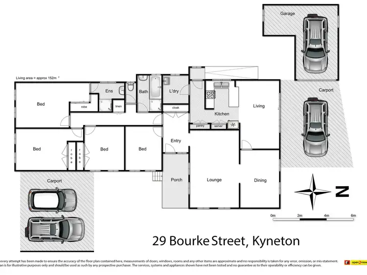 Floorplan of Homely house listing, 29 Bourke Street, Kyneton VIC 3444