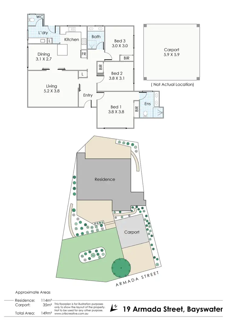 Floorplan of Homely house listing, 19 Armada Street, Bayswater WA 6053