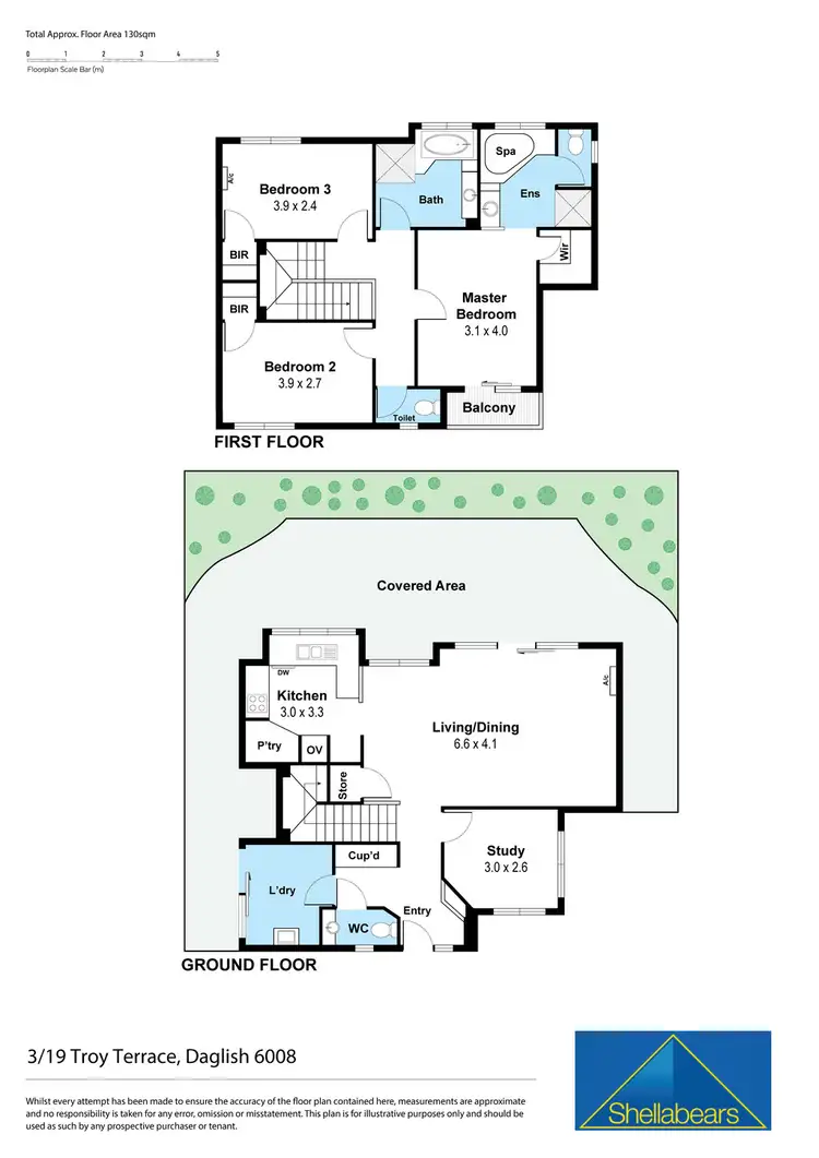 Floorplan of Homely townhouse listing, 3/19 Troy Terrace, Daglish WA 6008