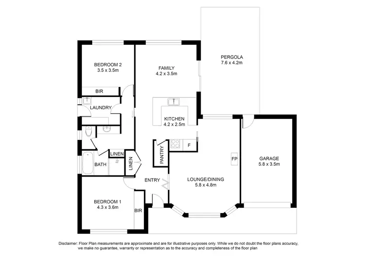 Floorplan of Homely house listing, 10 Brookwood Terrace, Mount Gambier SA 5290