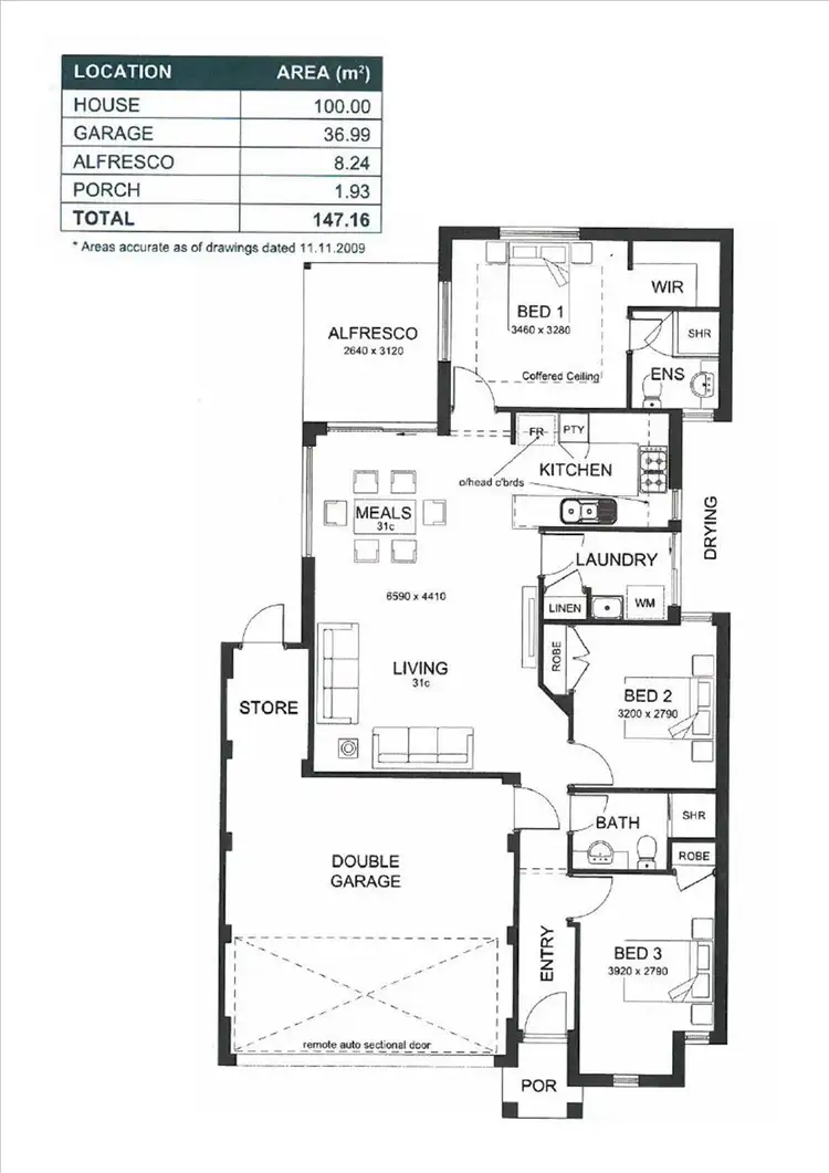 Floorplan of Homely house listing, 7 Chernoff Loop, Darch WA 6065