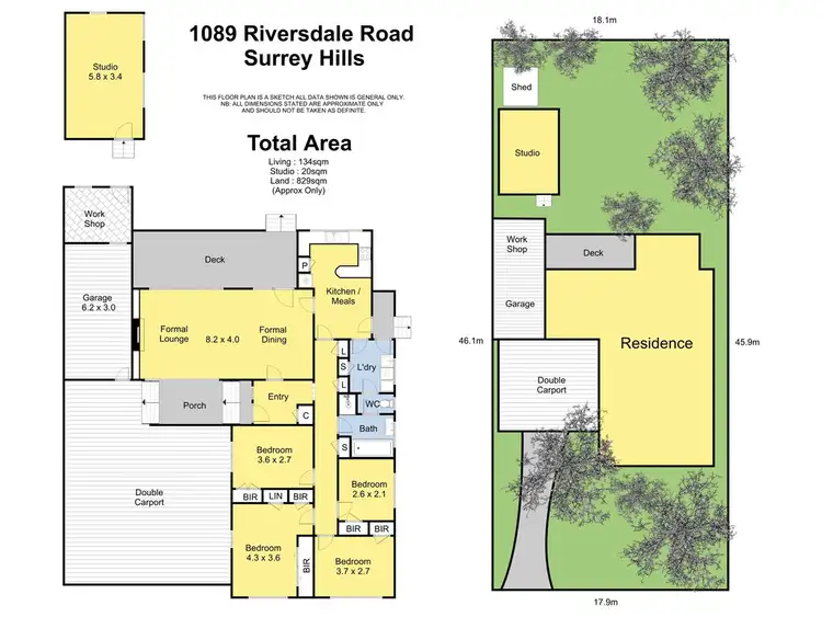 Floorplan of Homely house listing, 1089 Riversdale Road, Surrey Hills VIC 3127