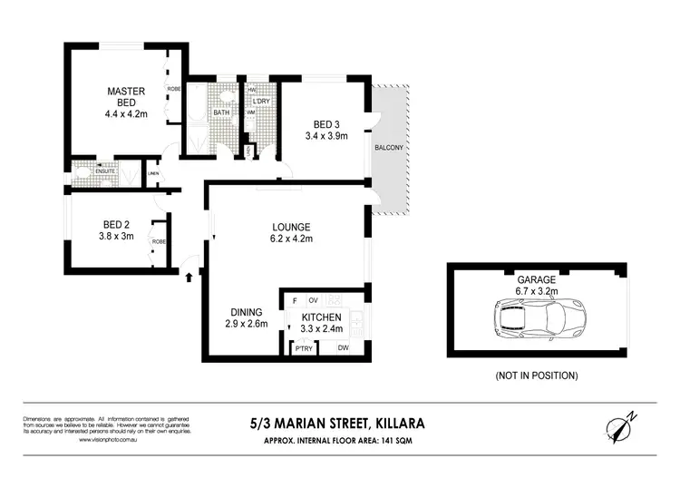 Floorplan of Homely apartment listing, 5/3 Marian Street, Killara NSW 2071
