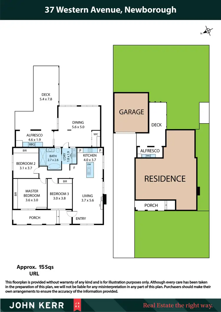 Floorplan of Homely house listing, 37 Western Avenue, Newborough VIC 3825