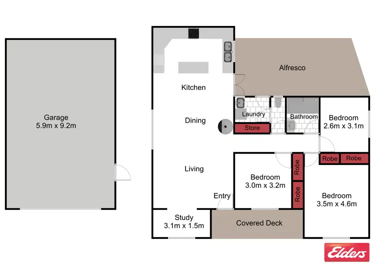 Floorplan of Homely house listing, 14 QUEEN STREET, Loch VIC 3945