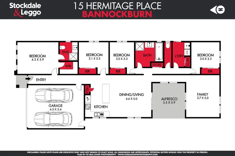 Floorplan of Homely house listing, 15 Hermitage Place, Bannockburn VIC 3331