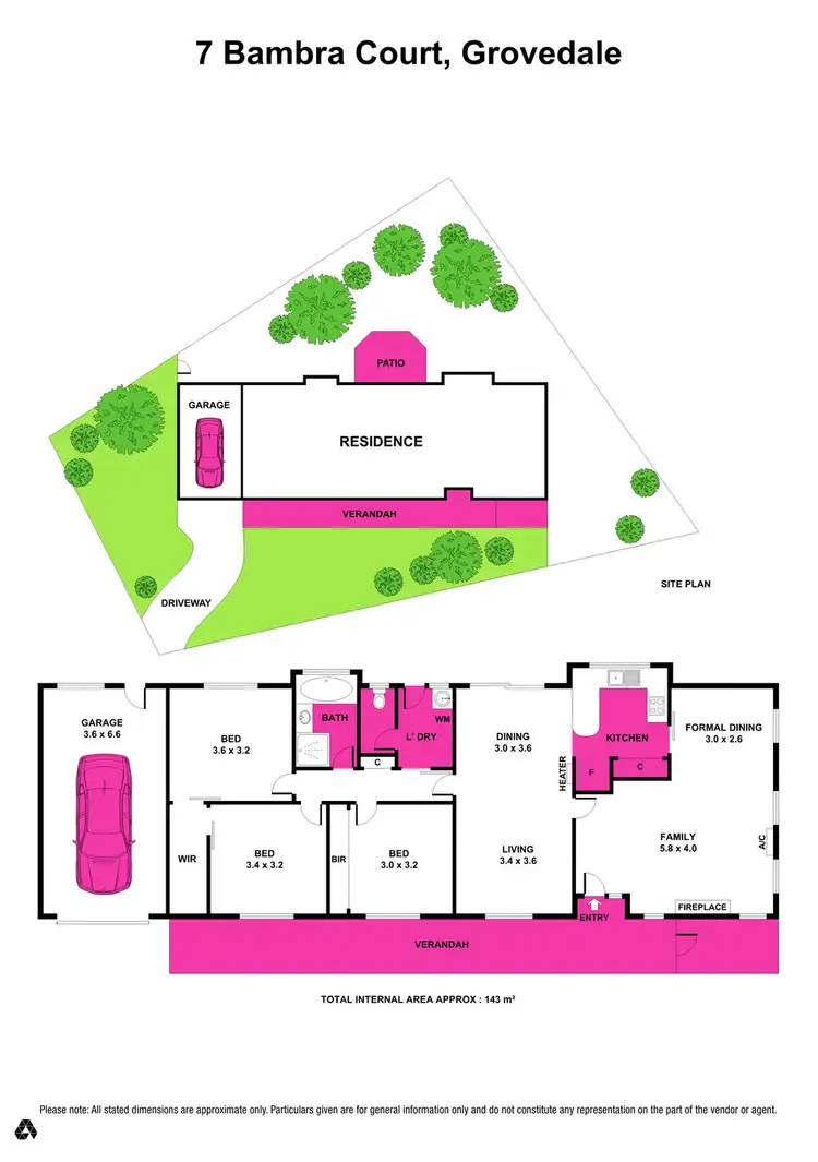 Floorplan of Homely house listing, 7 Bambra Court, Grovedale VIC 3216