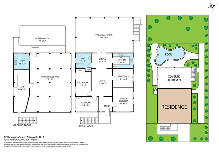Floorplan of Homely house listing, 17 Thompson Street, Aitkenvale QLD 4814